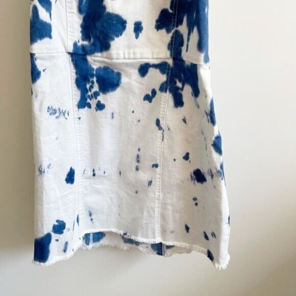Show Me Your Mumu Jean Smocked Halter Tie Dye Mini Dress Size Large - Picture 2 of 11